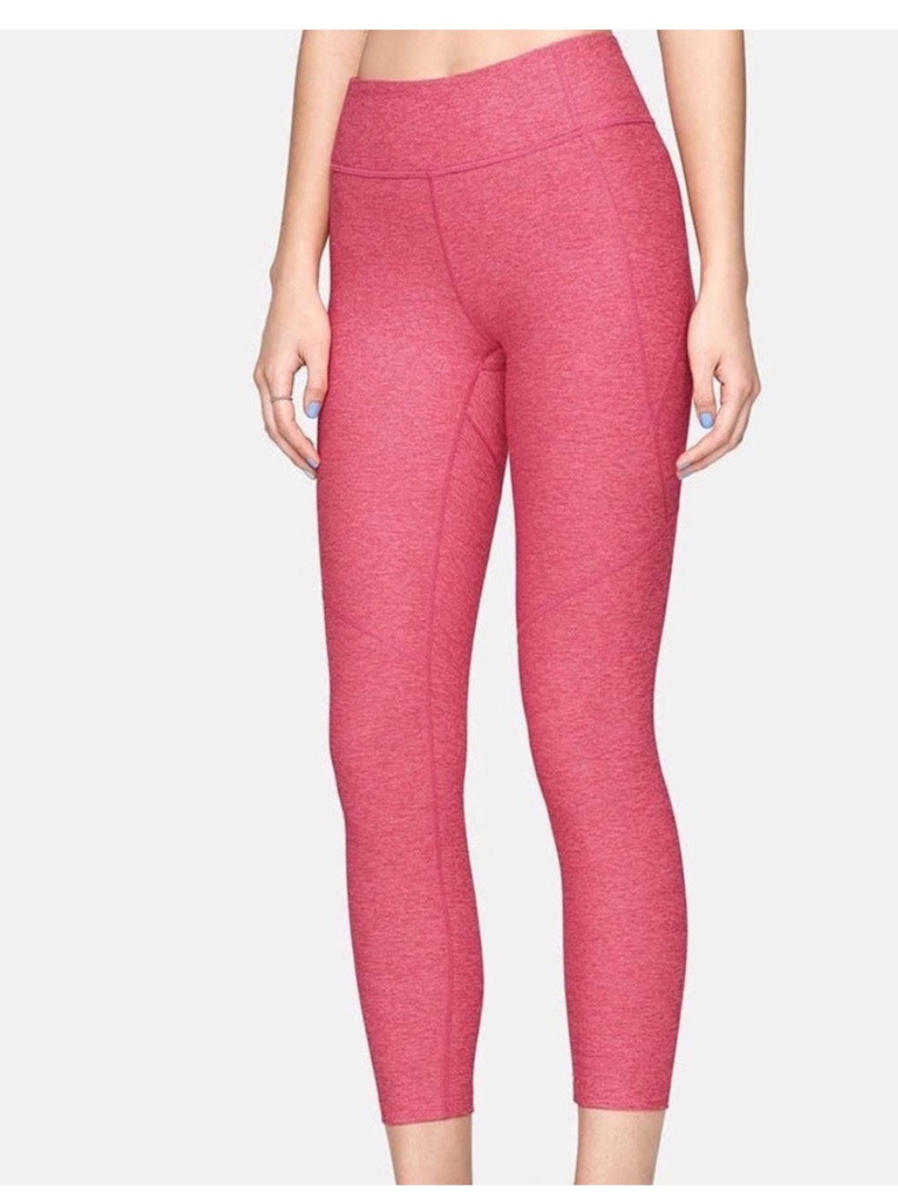 NWOT Outdoor voices warm up leggings Women's High-Waist Pink/red size large